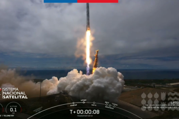 <p>Ahora en DF | Chile lanza con éxito el satélite FASat-Delta y marca un hito en su programa espacial</p>