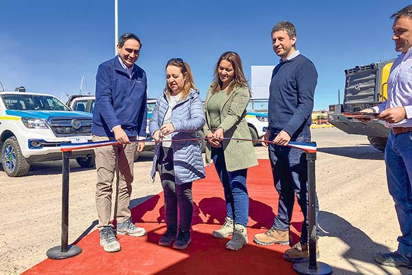 Este jueves Minera Centinela realizó el lanzamiento de su nueva flota 100% eléctrica.