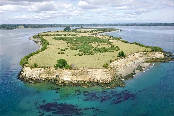 En venta isla de 83,4 hectáreas en la zona de Caulín en Chiloé en casi US$ 3 millones