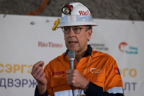<p>CEO de Rio Tinto, Jakob Stausholm</p>
