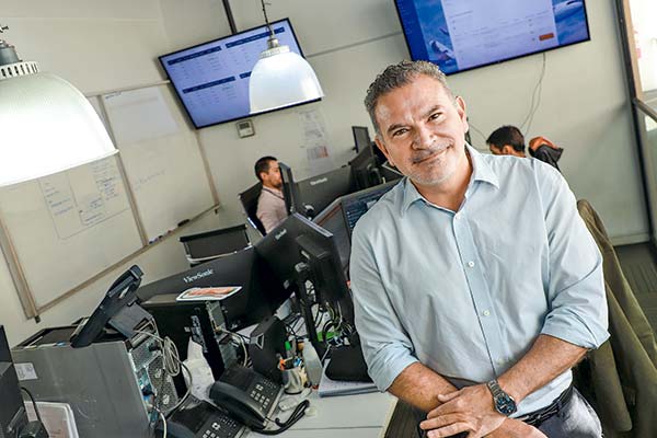 Estuardo Ortíz, Ceo de la aerolínea. Foto: Julio Castro