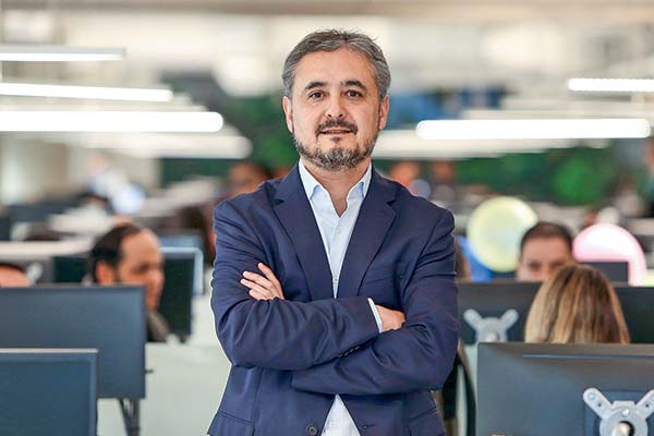 Rodrigo Sajuria, director de Movistar Empresas Chile. Foto: José Montenegro