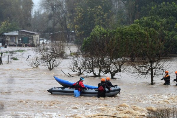 Intenso temporal afecta la zona centro sur de Chile.