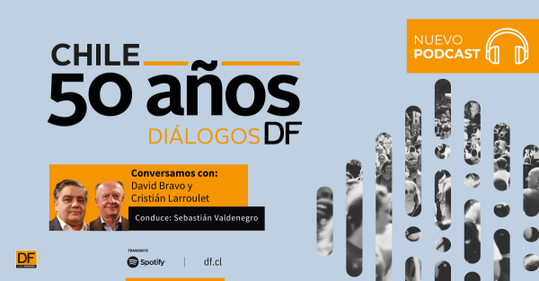 <p>🎙️ 50 años DF | Chile, de país pobre a la clase media vulnerable: el diagnóstico de Bravo y Larroulet</p>