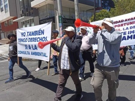 Cámara Minera de Ecuador arremete nuevamente en contra de la suspensión de consultas ambientales