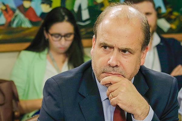 El presidente de la DC y diputado de la comisión de Trabajo de la Cámara, Alberto Undurraga. Foto: Agencia Uno