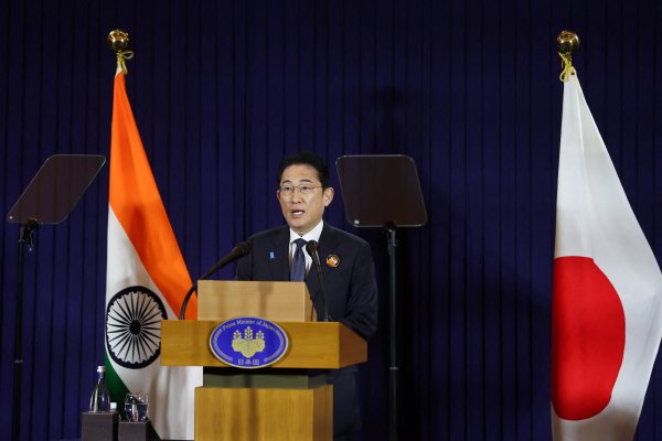 El primer ministro japonés, Fumio Kishida, realizó una conferencia de prensa en el cierre de la cumbre del G20. Foto: Reuters.