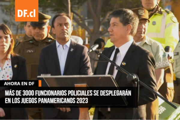 <p>Ahora en DF | Monsalve anuncia que más de 3000 funcionarios policiales se desplegarán en los Juegos Panamericanos 2023</p>