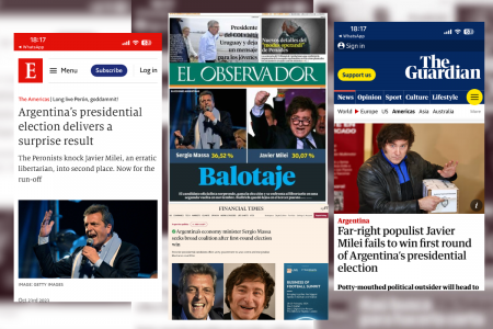 La victoria de Massa en la prensa internacional