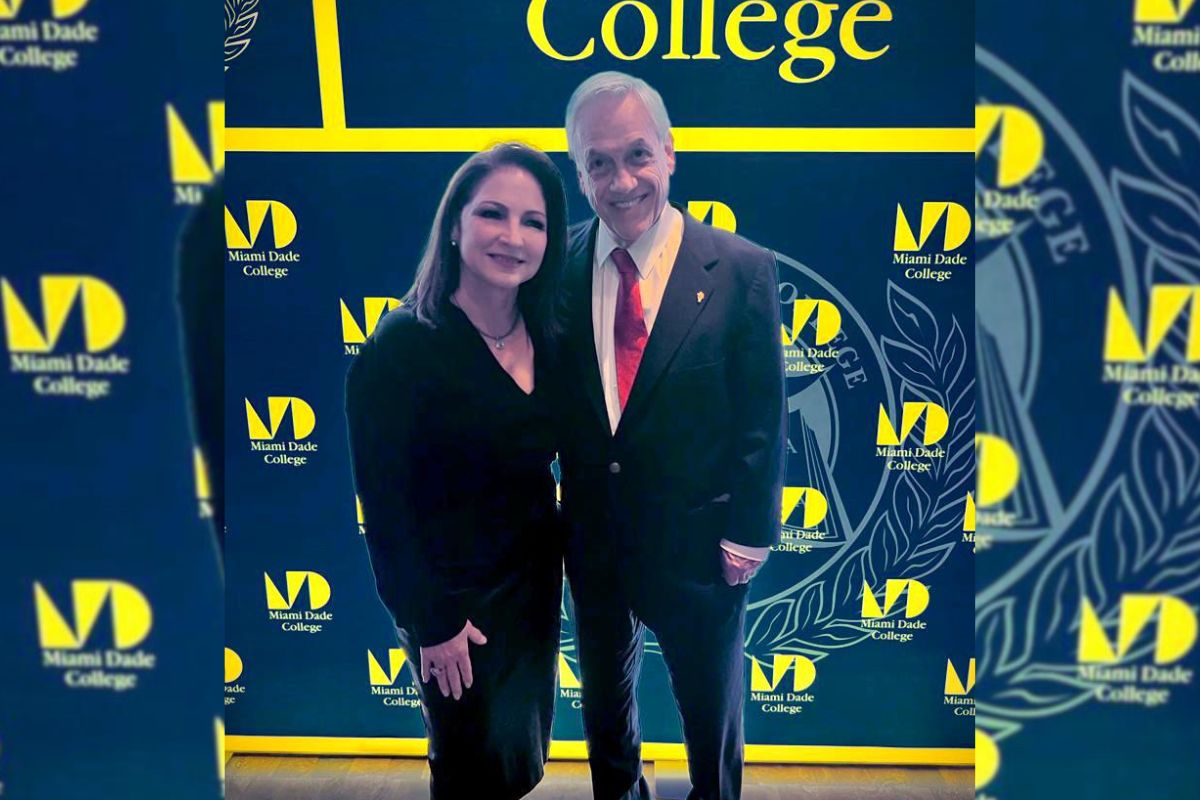 <p>Foto con Gloria Estefan, homenaje a Mario Vargas Llosa y foro en la universidad: los días de Sebastián Piñera en Miami</p>