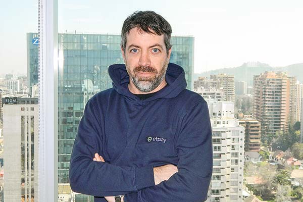 El CEO de ETPay, Rodrigo García.