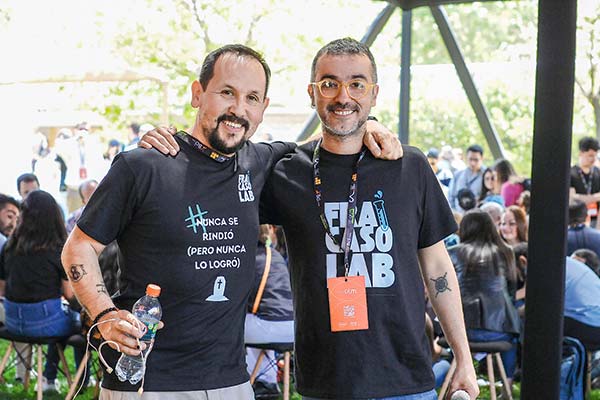 José Cariaga y Francisco Videla, Co Fundadores de Fracaso Lab.