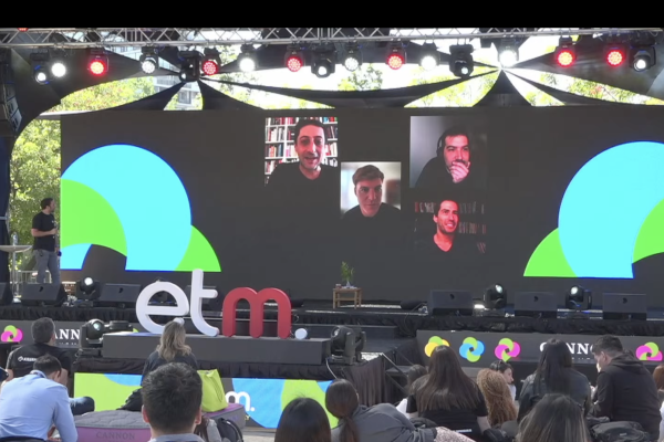 <p>El panel del EtM Day fue moderado por Tomás Bervovich, CEO de Global66.</p>
