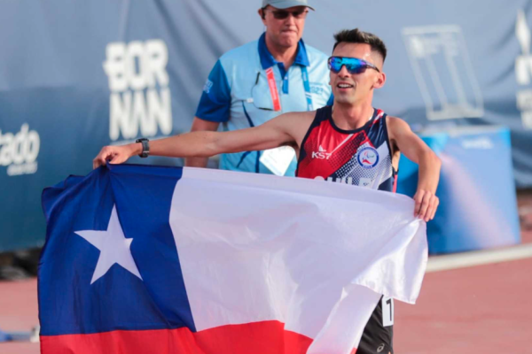 Mauricio Orrego, campeón panamericano de para atletismo. Foto: Santiago 2023