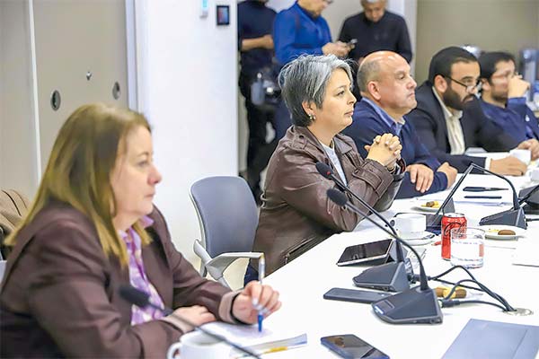 La ministra del Trabajo, Jeannette Jara, en una sesión del Consejo Superior Laboral.