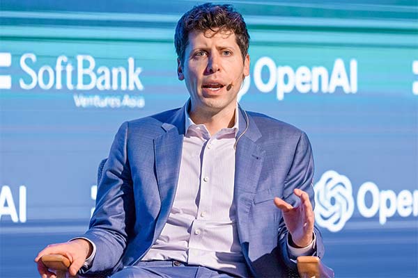 Sam Altman, CEO de OpenAI. Foto: Bloomberg