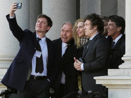 <p>Javier Milei deja la Casa Blanca tras sostener un "excelente" encuentro con altos funcionarios estadounidenses</p>