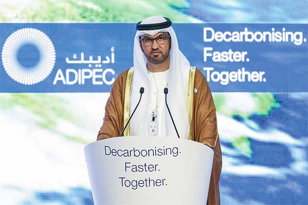El Sultán al-Jaber es el presidente designado de la conferencia climática COP28. Foto: Bloomberg