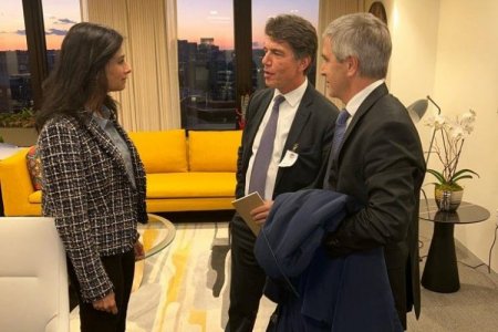 <p>Luis Caputo, el futuro ministro de Economía de Milei, abordó los desafíos y urgencias de Argentina con el FMI</p>