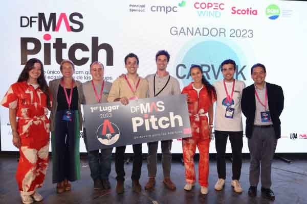 La startup Carvuk fue la ganadora del concurso de Pitch. Foto: José Montenegro y Archivo