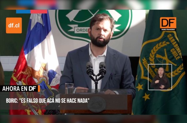 <p>Ahora en DF | Boric promulga la ley que regula los sistemas de registro audiovisual en actuaciones policiales</p>