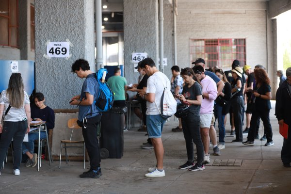 Imágenes de la jornada del Plebiscito Constitucional de Chile 2023.