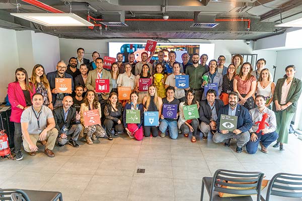 Startups de ClimaTech y ejecutivos de Bci.