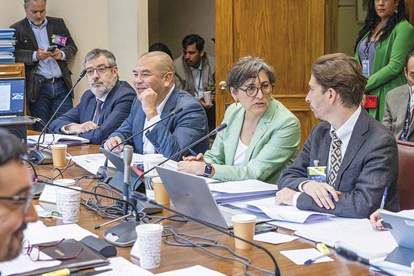 La Comisión se extendió por más de dos horas y media este martes. Foto: Senado