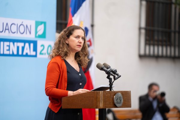 La presidenta de la Sofofa, Rosario Navarro, participó del lanzamiento de las reformas en La Moneda. Foto: Presidencia