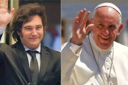 <p>Habrá audiencia privada: el Papa Francisco invitó a Javier Milei a visitar el Vaticano el 11 de febrero</p>