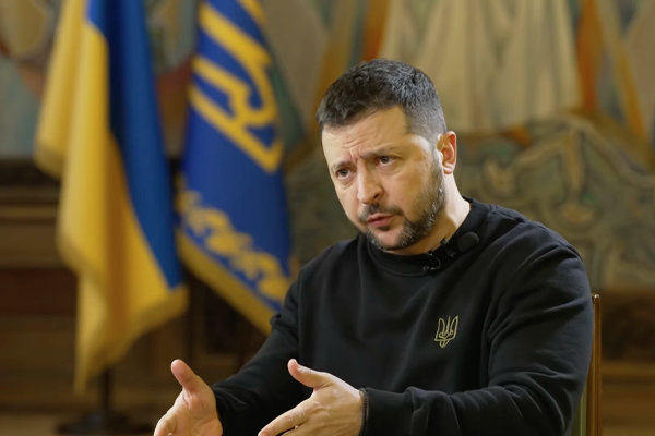 Volodymyr Zelensky, presidente de Ucrania. Foto: Channel 4 News