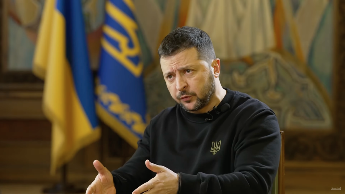 <p>Volodymyr Zelensky, presidente de Ucrania. Foto: Channel 4 News</p>