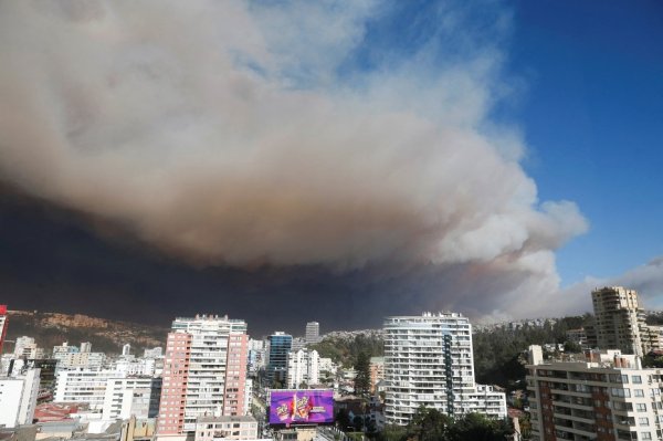 Impactantes imágenes de los incendios forestales.