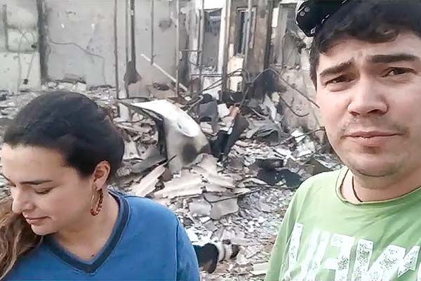 El director de Housenovo y consejero regional de la Asech, Jaime González, sufrió la destrucción de su hogar.