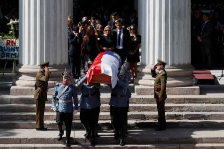 <p>ExPresidente chileno Sebastián Piñera recibe funeral de Estado tras masivo velorio</p>