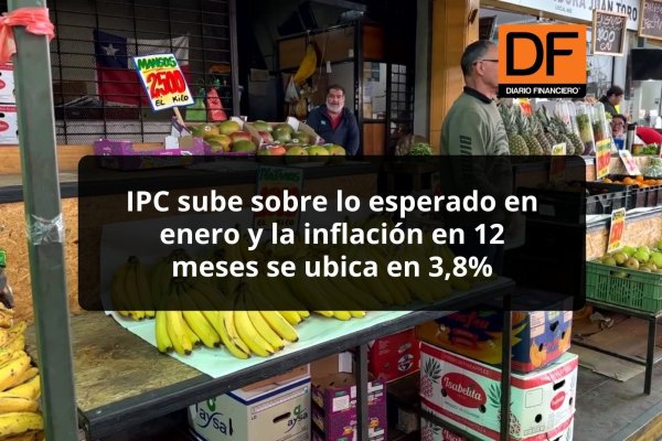 <p>DATA DF | IPC sube 0,7% en enero y la inflación en 12 meses se ubica en 3,8%</p>