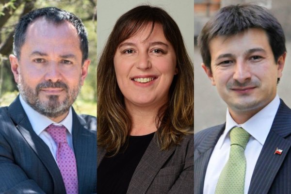 Los especialistas Rodrigo Reyes, María Jaraquemada y Alberto Precht.