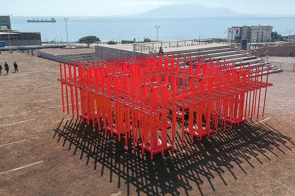 El Pesar del Viento: un pabellón arquitectónico temporal llega al Parque Araucano