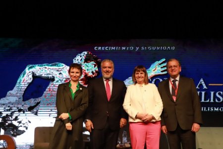 <p>Patricia Bullrich e Iván Duque piden unión de los países de América Latina para enfrentar problemas de seguridad</p>