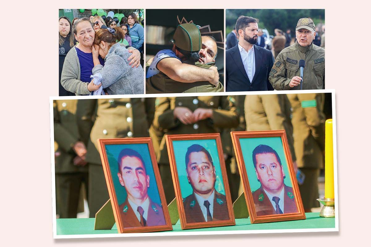 <p>Triple asesinato de Carabineros en atentado en Cañete enluta a Chile</p>