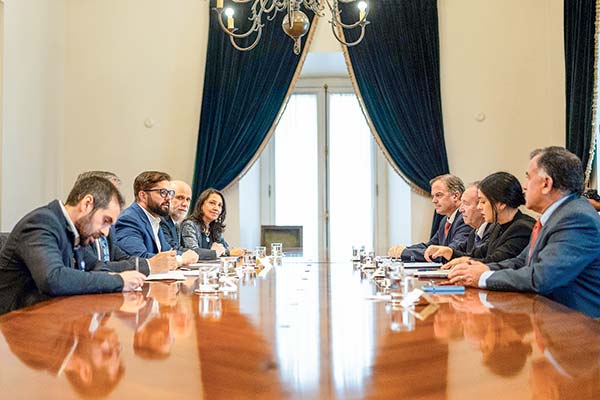 El viernes pasado se realizó el anuncio del acuerdo entre el Gobierno y las mesas de ambas cámaras. Foto: Presidencia