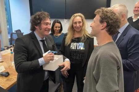 Javier Milei en EEUU: se reunió con Mark Zuckerberg y hablaron de "Tina", el chatbot del Gobierno en WhatsApp