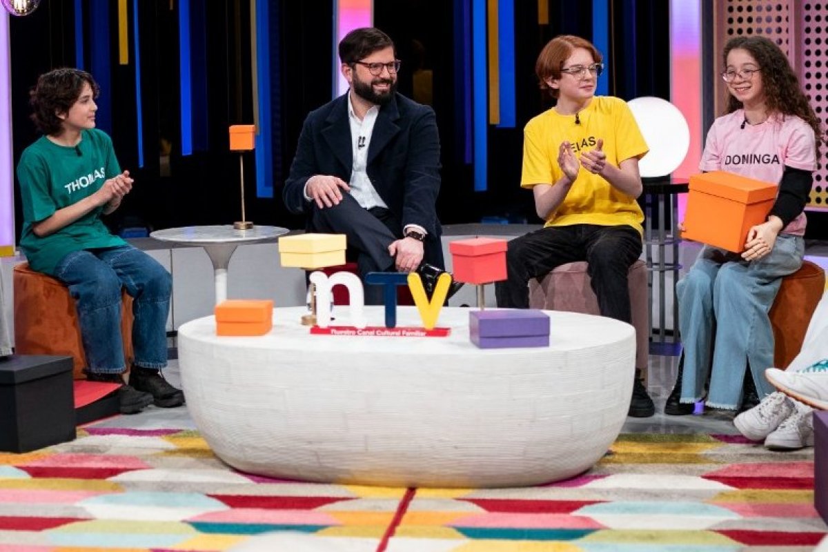 <p>Lo que no se vio en la entrevista que los niños de NTV le hicieron a Boric</p>
