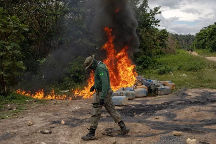 <p>Cómo el ejército brasileño lucha contra el tráfico ilícito de oro</p>
