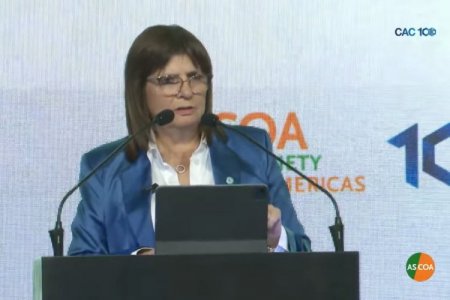 <p>Bullrich destaca avances en seguridad y lanza invitación: "No tengan miedo; aquellos que quieran venir a invertir sepan que en la Argentina tienen posibilidades"</p>