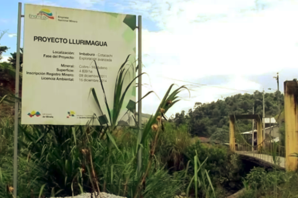 <p>El proyecto minero está situado a 80 kilómetros de Quito. </p>