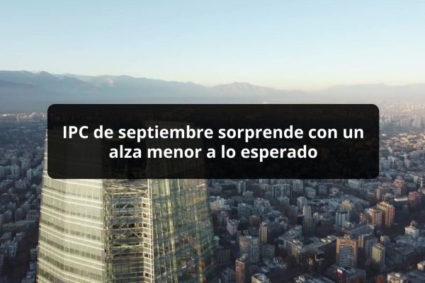 <p>DATA DF | IPC de septiembre sorprende con alza menor a lo esperado e inflación interanual se ubica en 4,1%</p>