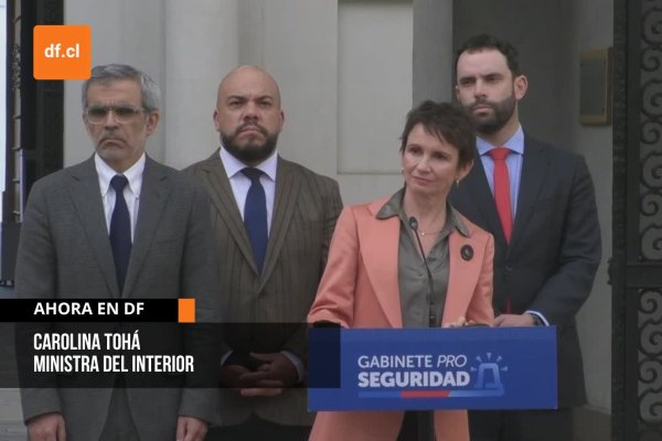 Ahora en DF | Ministra Tohá por caso Monsalve: “Nos sentimos muy golpeados por esto, sentimos mucha rabia”