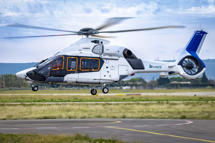 <p>Omni Taxi Aéreo opera el primer Airbus H160 en el sector energético de América Latina</p>