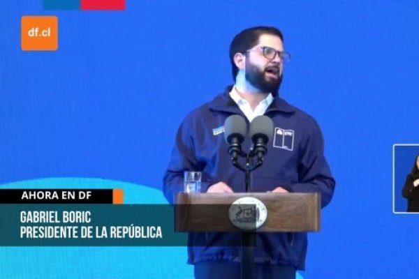 <p>Ahora en DF | Boric atribuye baja inversión nacional al “pesimismo ideológico de los grandes empresarios”</p>